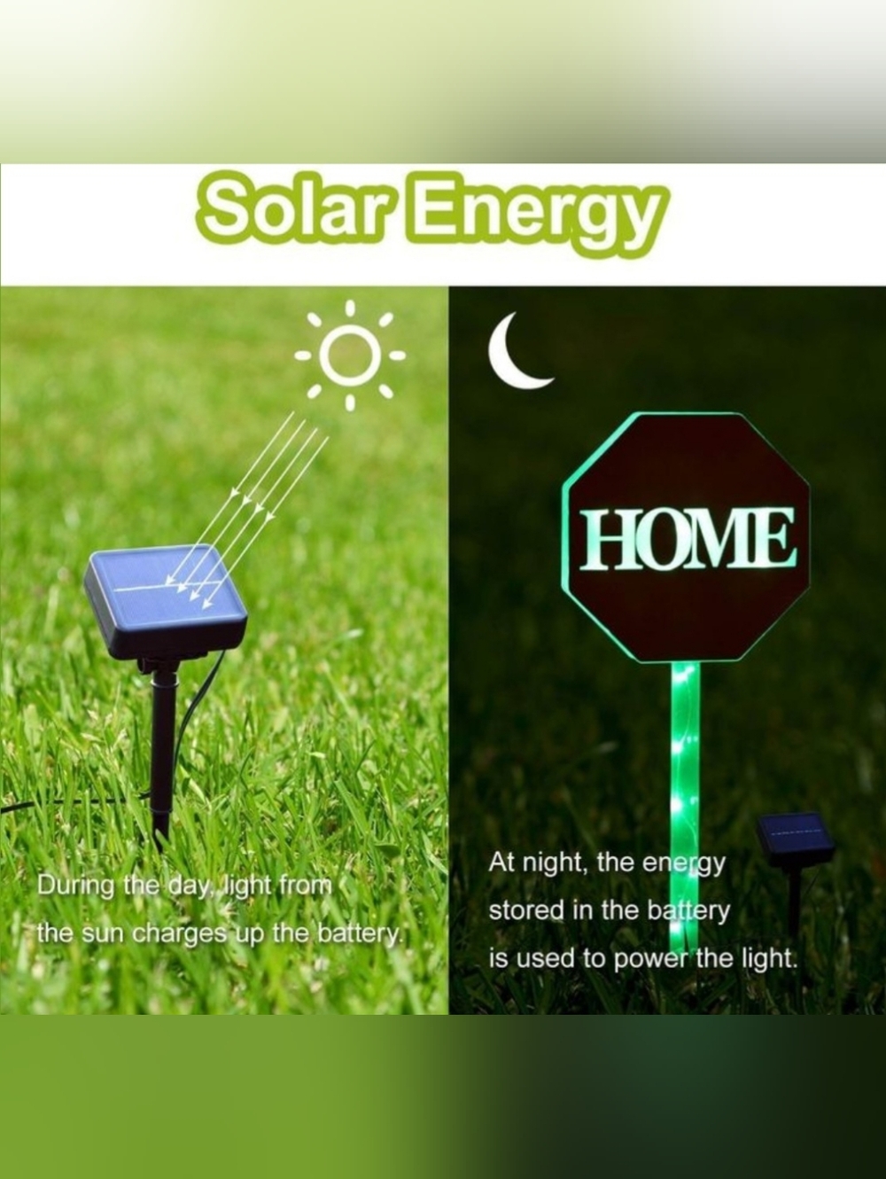 Solar-Powered Home Outdoor Stake Light